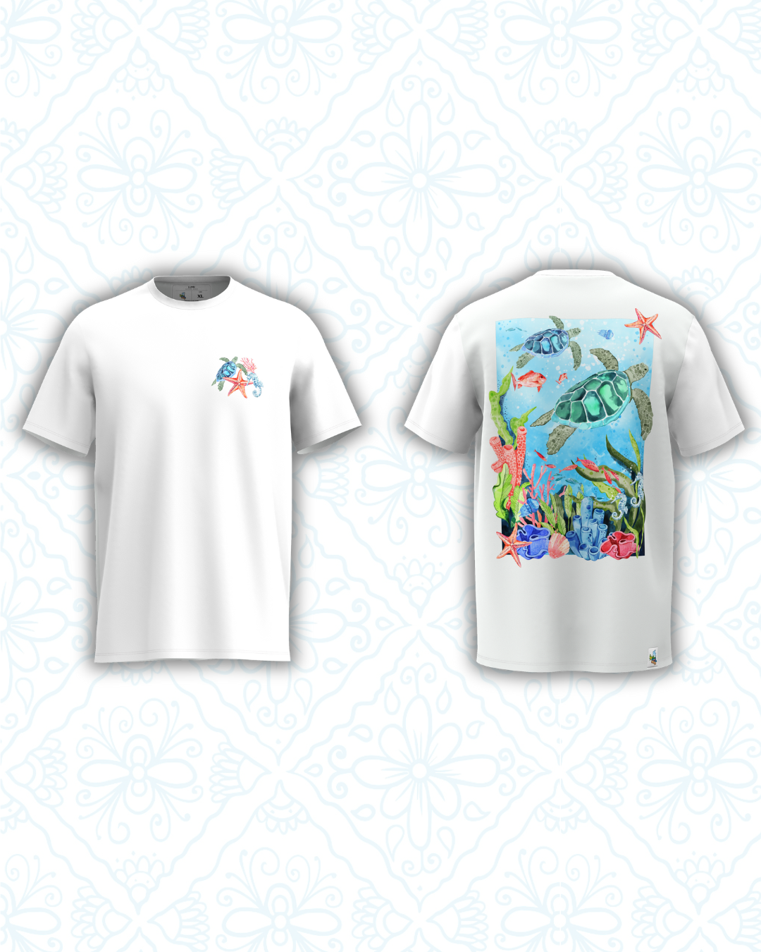 The Turtle Line Tee