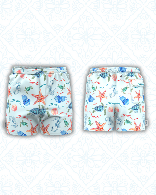 The Turtle Line Swim Shorts