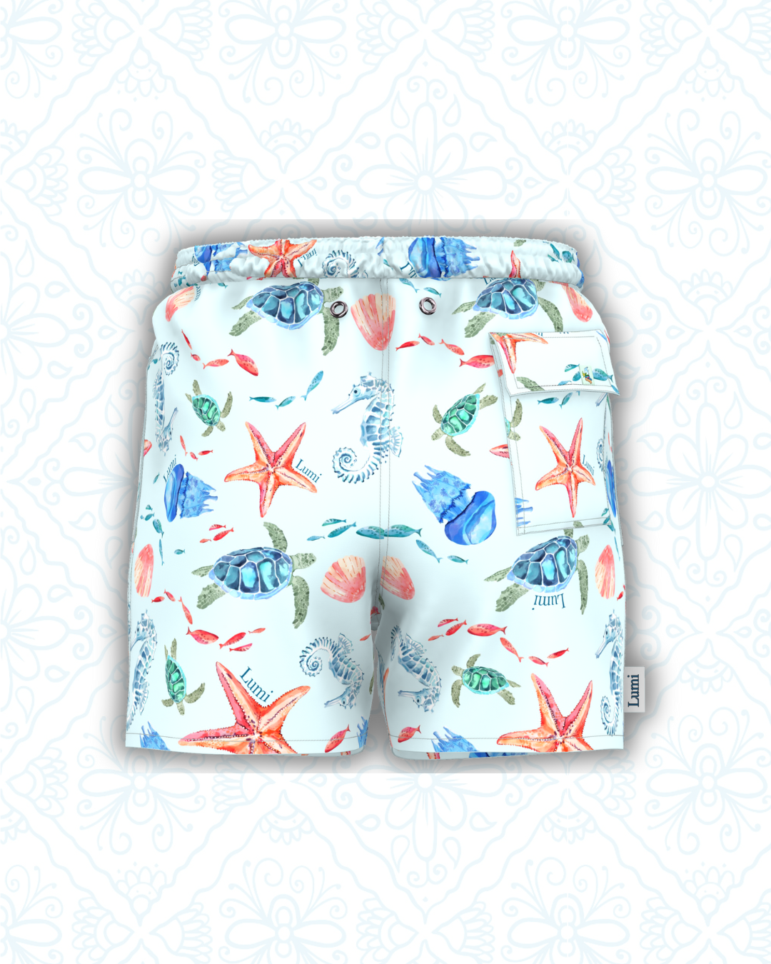The Turtle Line Swim Shorts