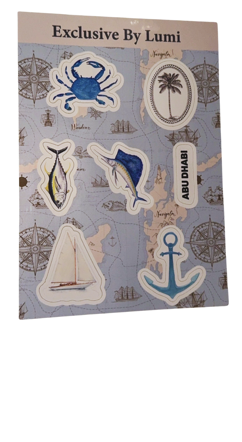 Sticker Sheet - Blue Tides