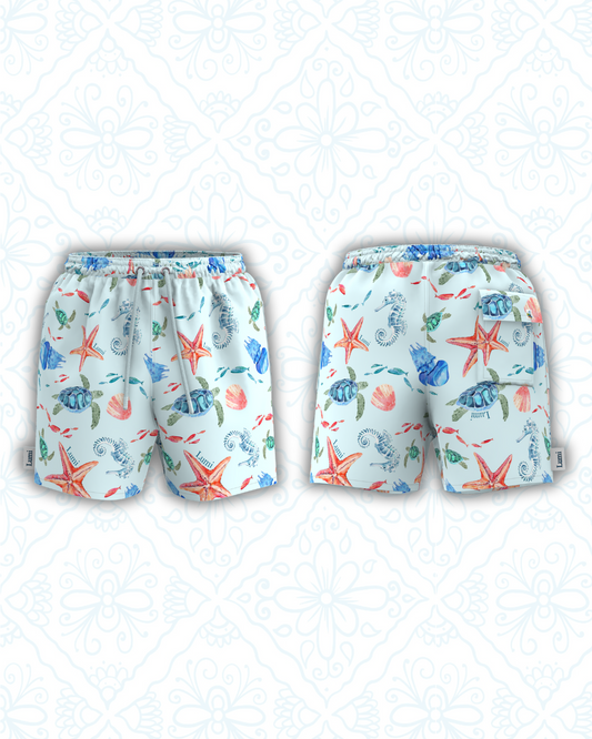 The Turtle Line Swim Shorts Kids