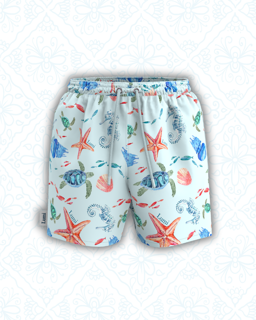 The Turtle Line Swim Shorts Kids