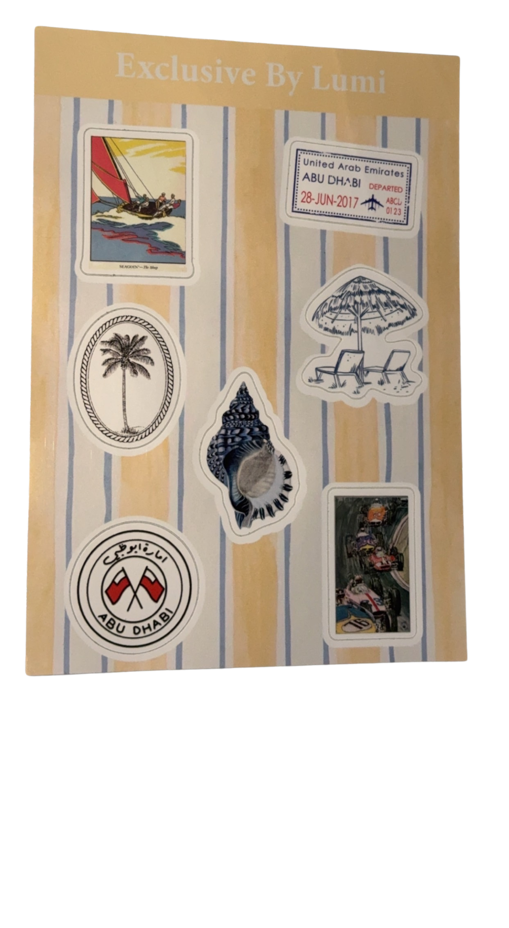 Sticker sheet - Palm Drift