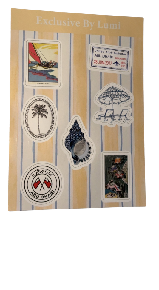 Sticker sheet - Palm Drift