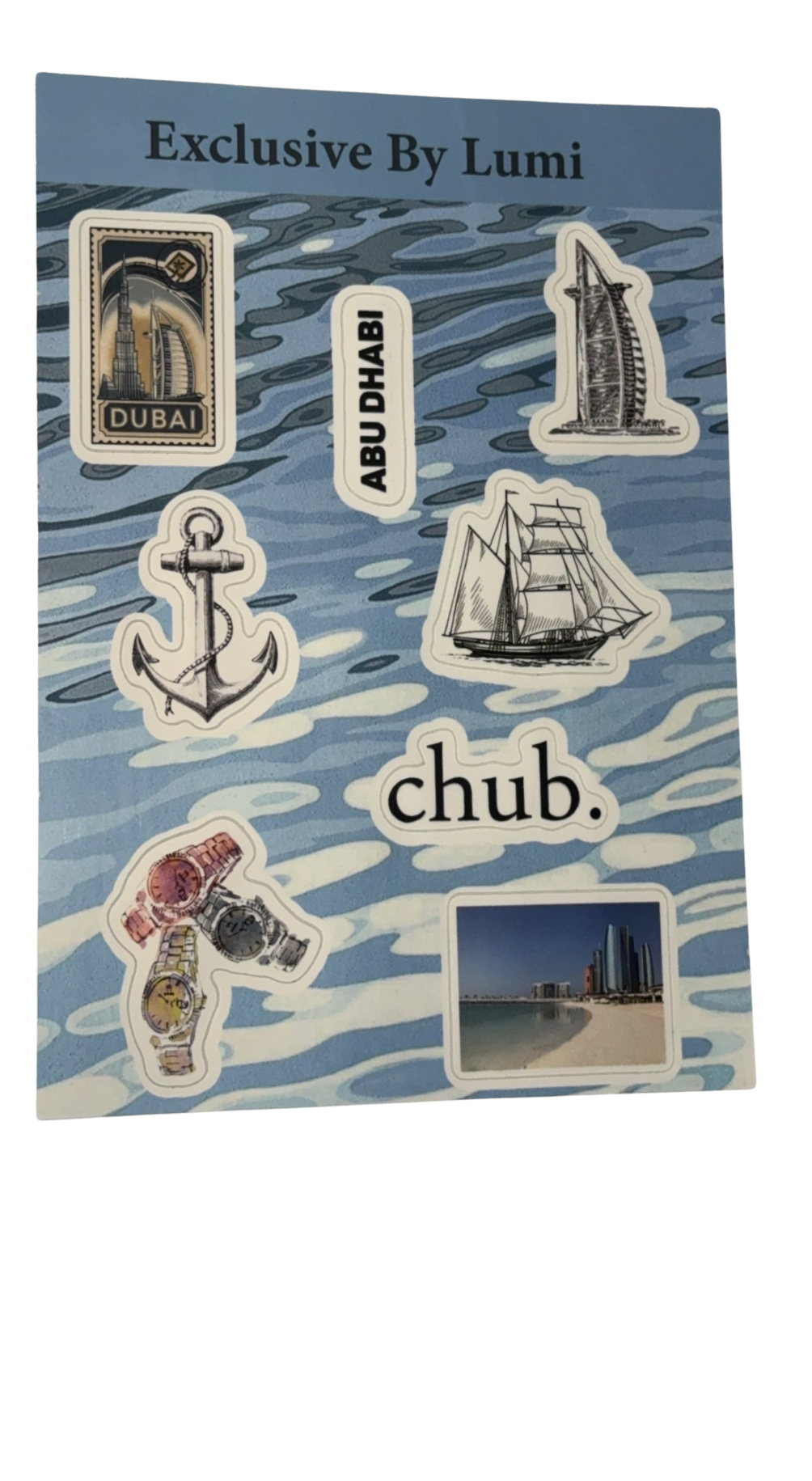 Sticker sheet - Marina