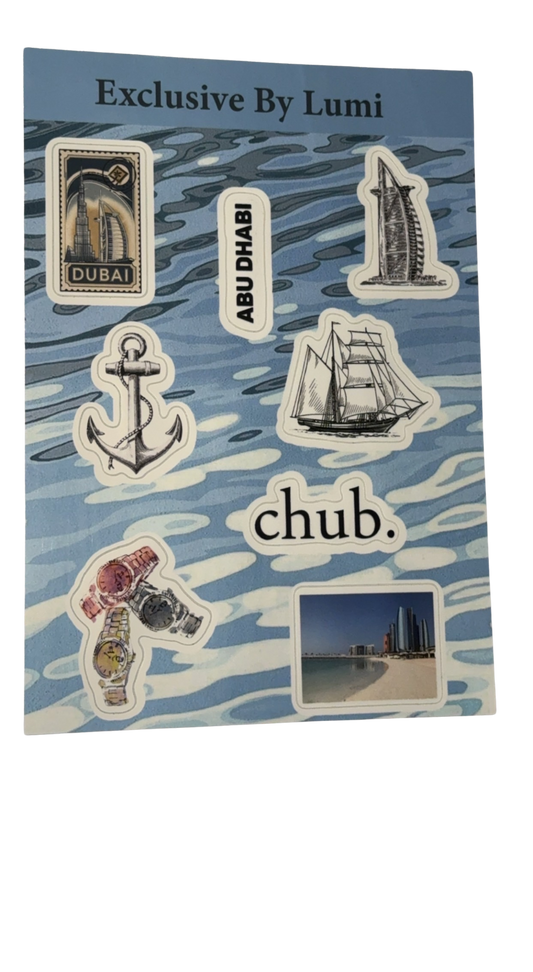 Sticker sheet - Marina