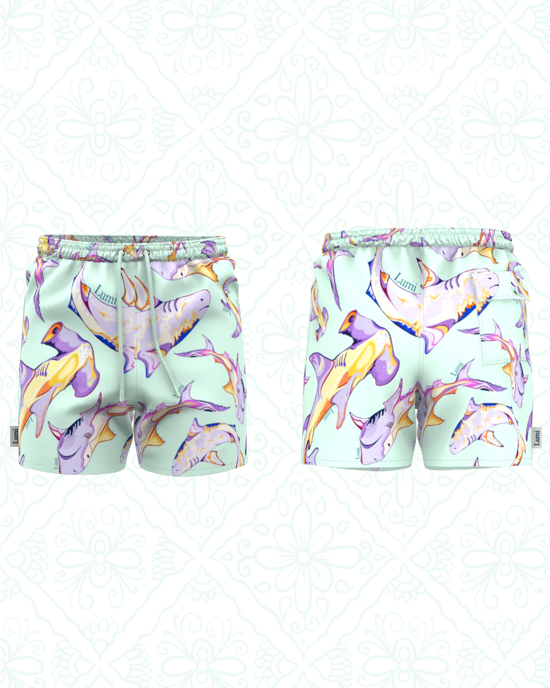 Abu Dhabi Jaws Swim Shorts