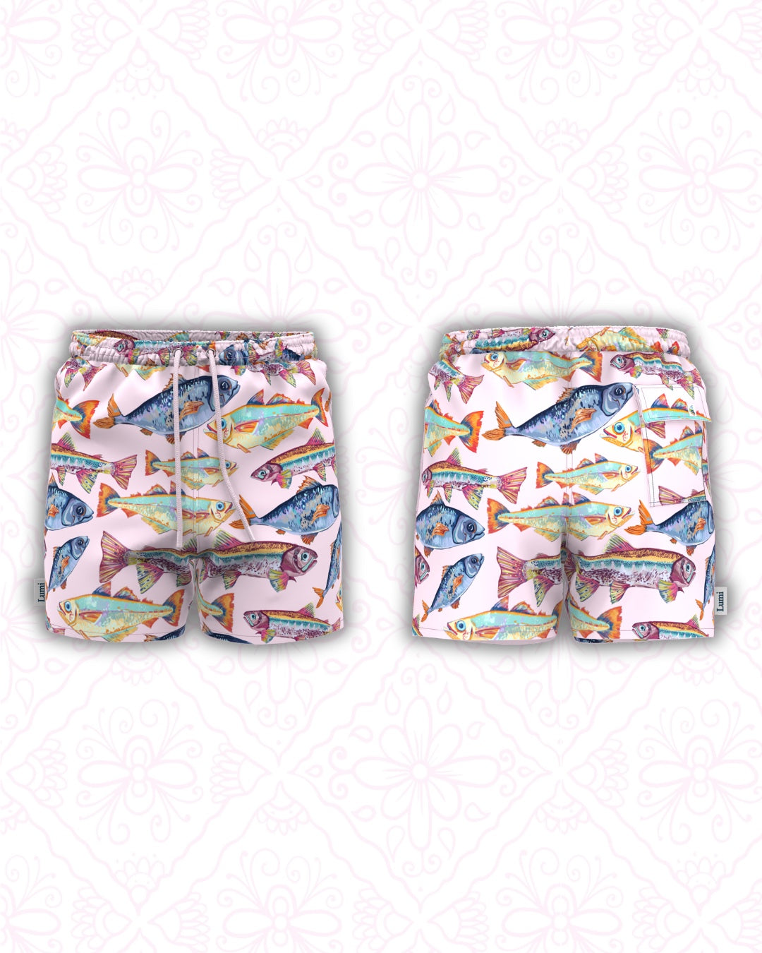 Fish Trio Swim Shorts